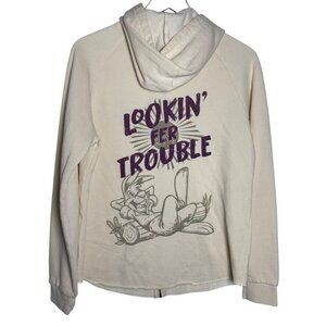 Disney Parks Splash Mountain Lookin Fer Trouble Full Zip Hoodie Women’s Size M